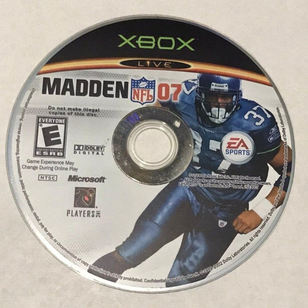 Xbox Madden NFL 07